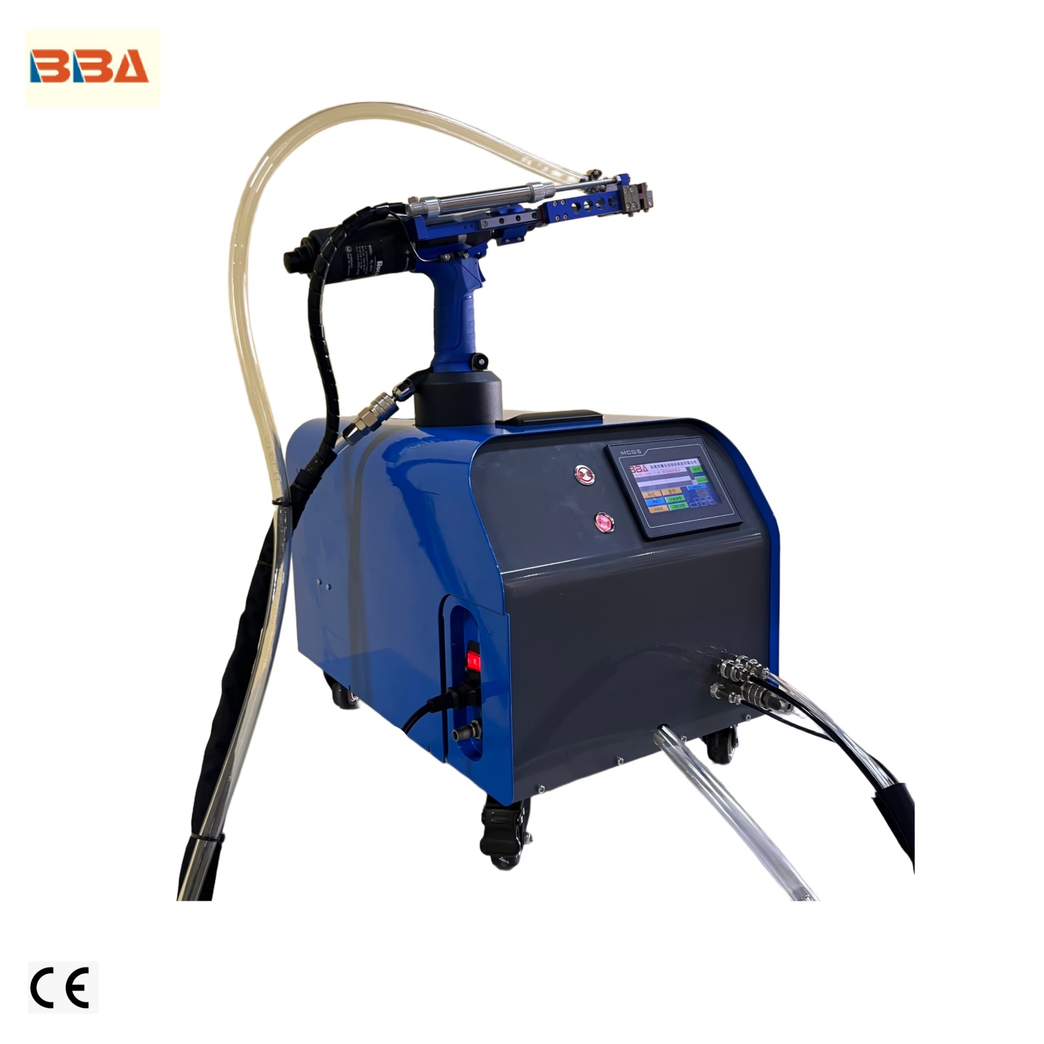 Máquina automática de alimentação de rebites pop com interface em inglês, equipamento de rebitagem elétrica de alta eficiência para montagem eletrônica e industrial