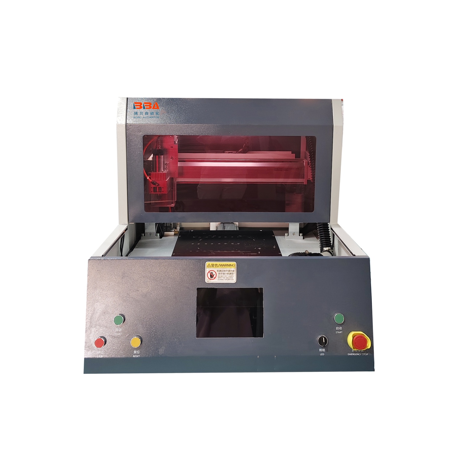 Separador de PCB em linha inteligente com cortador de moagem ajustável, permitindo despanelamento de PCBA automatizado e eficiente