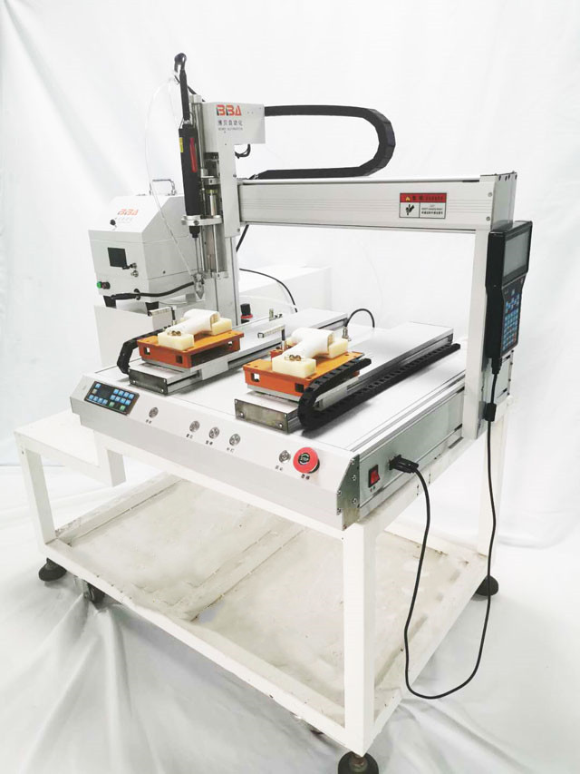 Máquina de parafuso do tipo de sopro CNC para desktop para módulo de LED